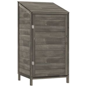 vidaXL antracitsz&uuml;rke t&ouml;m&ouml;r fenyőfa kerti f&eacute;szer 55 x 52 x 112 cm