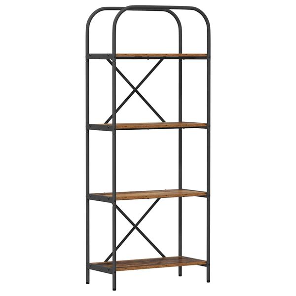 vidaXL Könyvespolc Régi fa 60 x 30 x 146 cm Faanyag