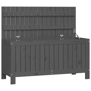 vidaXL sz&uuml;rke t&ouml;m&ouml;r fenyőfa kerti t&aacute;rol&oacute;l&aacute;da 108x42,5x54 cm