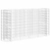 vidaXL horganyzott vas gabion magas&aacute;gy&aacute;s 190x50x100 cm