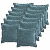 vidaXL P&aacute;rna huzat 12 db HOUTEN K&eacute;k 50 x 50 cm Chenille Sz&ouml;vet