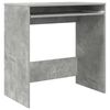 vidaXL Asztal Beton Sz&uuml;rke Szerelt Fa 77,5 x 43 x 79 cm