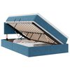 vidaXL LED t&aacute;rol&oacute;s &aacute;gy matraccal K&eacute;k 120 x 190 cm B&aacute;rsony