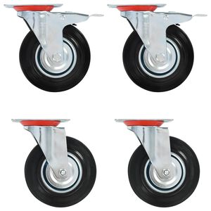vidaXL 4 db &ouml;nbe&aacute;ll&oacute; g&ouml;rgő 125 mm