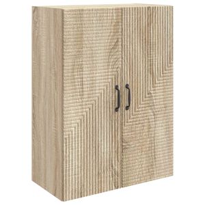 vidaXL Fali szekr&eacute;ny Sonoma T&ouml;lgy 66 x 34,5 x 90 cm Szerelt Fa