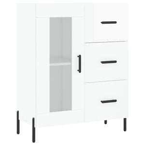 vidaXL magasf&eacute;nyű feh&eacute;r szerelt fa t&aacute;lal&oacute;szekr&eacute;ny 69,5 x 34 x 90 cm