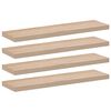 vidaXL 4 db szerelt fa f&uuml;ggőpolc 90 x 23,5 x 4 cm