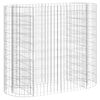 vidaXL horganyzott vas gabion magas&aacute;gy&aacute;s 120x50x100 cm