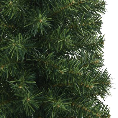 vidaXL zöld vékony PVC műkarácsonyfa állvánnyal 180 cm
