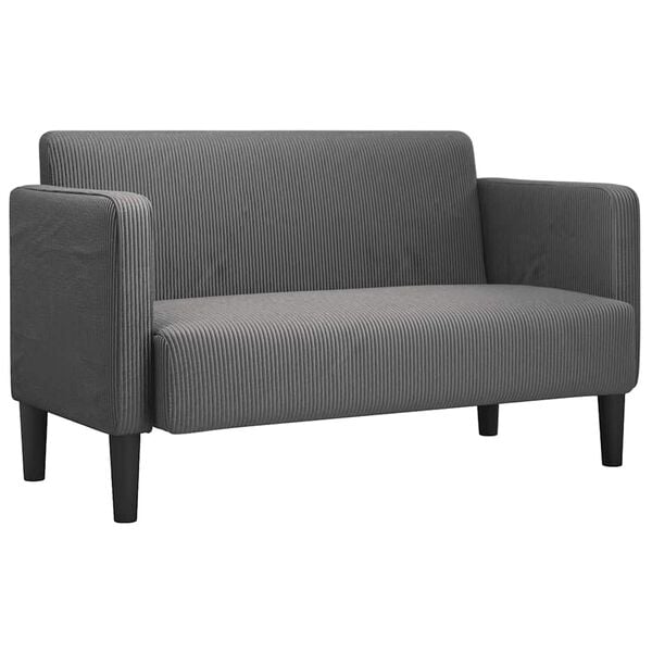 vidaXL s&ouml;t&eacute;tsz&uuml;rke kordb&aacute;rsony sz&ouml;vet loveseat kanap&eacute; 109 cm
