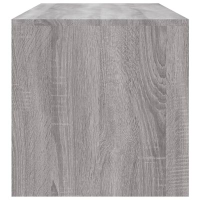 vidaXL szürke sonoma szerelt fa dohányzóasztal 100 x 40 x 40 cm