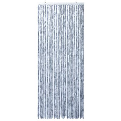 vidaXL ezüstszínű zsenília rovarfüggöny 90 x 220 cm