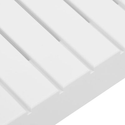 vidaXL 4 részes fehér műanyag kerti ülőgarnitúra párnákkal