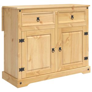 vidaXL Konyhai sziget szett 2 db M&eacute;zes Viasz 112 x 70 x 91,5 cm