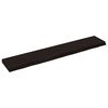 vidaXL s&ouml;t&eacute;tbarna kezelt t&ouml;m&ouml;r t&ouml;lgyfa fali polc 160 x 30 x (2-6) cm
