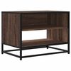 vidaXL barna t&ouml;lgy sz&iacute;nű szerelt fa &eacute;s f&eacute;m TV-szekr&eacute;ny 61x40x46 cm