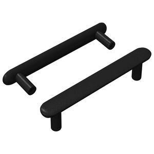 vidaXL Szekr&eacute;ny Foganty&uacute; 2 db Fekete 121 x 16.6 x 28.3 mm Vas
