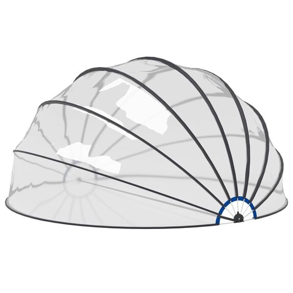vidaXL medencekupola 559 x 275 cm