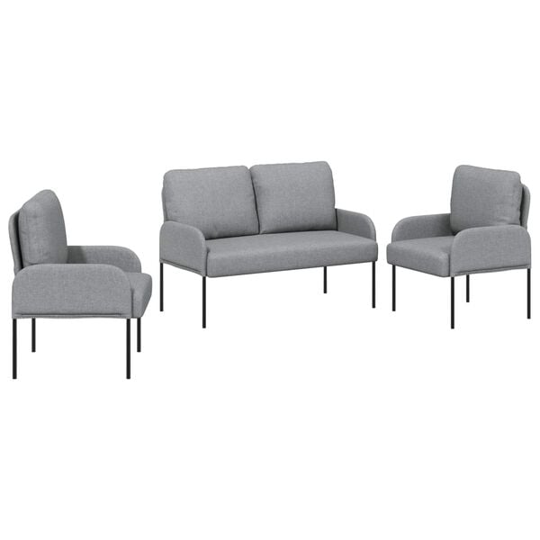vidaXL &Uuml;lőgarnit&uacute;r&aacute;k 3 pcs Vil&aacute;gossz&uuml;rke 115 x 56 x 80 cm Furn&eacute;r