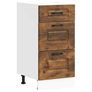 vidaXL Konyhai alapszekr&eacute;ny Kalmar f&uuml;st&ouml;lt t&ouml;lgy műfa