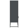 vidaXL Highboard antracit 68x39x123 cm Acél