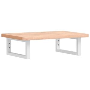 vidaXL ac&eacute;l &eacute;s t&ouml;m&ouml;r b&uuml;kkfa falra szerelhető mosd&oacute;polc