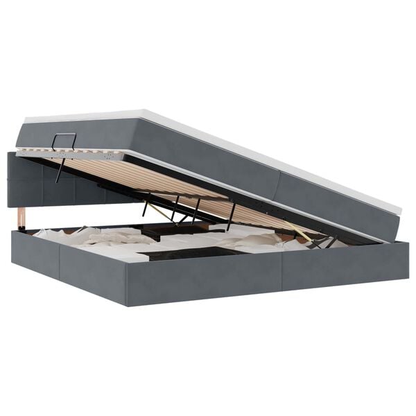 vidaXL T&aacute;rol&oacute;s &Aacute;gy matracmal S&ouml;t&eacute;tsz&uuml;rke 200 x 200 cm B&aacute;rsony