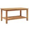 vidaXL Doh&aacute;nyz&oacute;asztal t&aacute;rol&oacute;val Barna 90 x 50 x 45 cm T&ouml;m&ouml;r Teakfa