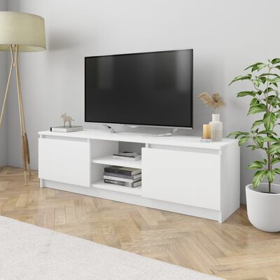 vidaXL fehér forgácslap TV-szekrény 120 x 30 x 35,5 cm