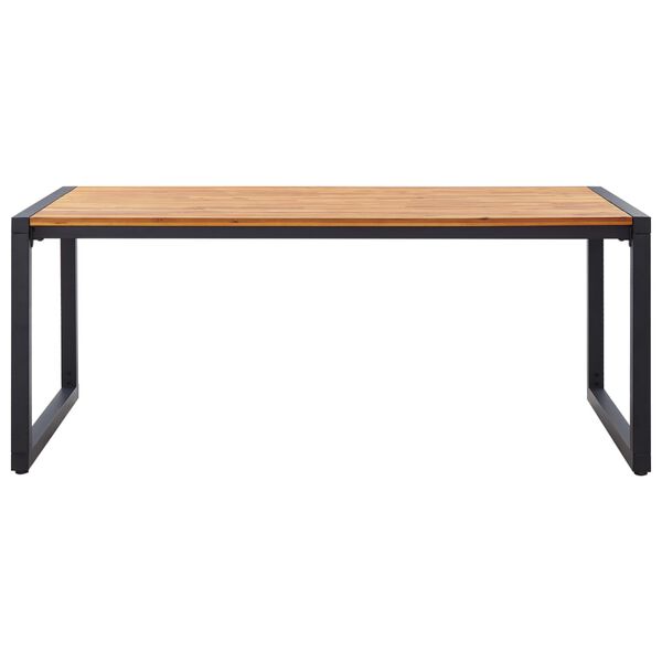 vidaXL 7 r&eacute;szes s&ouml;t&eacute;tsz&uuml;rke kerti &eacute;tkezőgarnit&uacute;ra