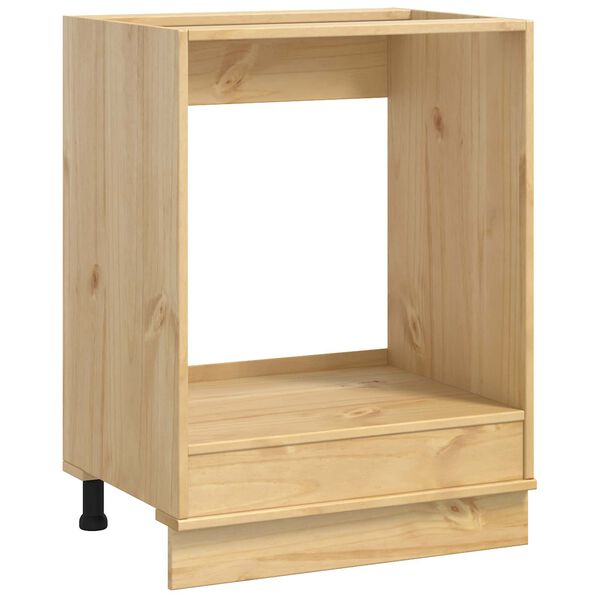 vidaXL Cabinet t&aacute;rol&oacute;val SKI M&eacute;zes Barna 60 x 46 x 81 cm T&ouml;m&ouml;r fenyőfa