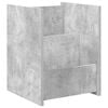vidaXL Magazin &aacute;llv&aacute;ny Beton Sz&uuml;rke 35 x 35 x 45 cm Szerelt Fa