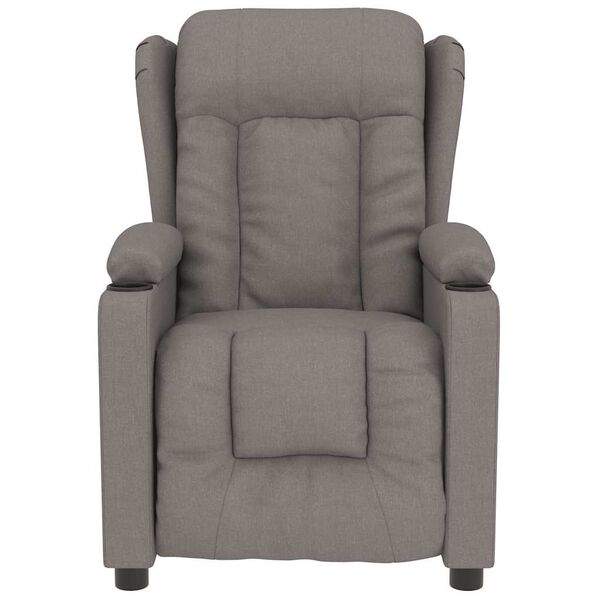 vidaXL tópszínű szövet masszázsfotel