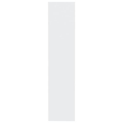 vidaXL fehér forgácslap könyvszekrény/térelválasztó 80 x 30 x 135 cm
