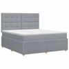 vidaXL Boxspring &aacute;gy matraccal Vil&aacute;gossz&uuml;rke 180 x 200 cm Sz&ouml;vet