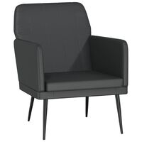 vidaXL fekete műbőr fotel 61 x 78 x 80 cm