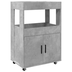 vidaXL betonsz&uuml;rke szerelt fa b&aacute;rkocsi 60 x 39,5 x 89 cm