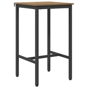 vidaXL B&aacute;rasztal 52 x 52 x 90 cm Szerelt Fa K&eacute;zműves T&ouml;lgy