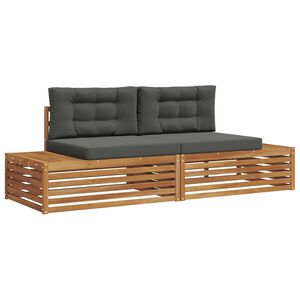 vidaXL K&uuml;lt&eacute;ri kanap&eacute; szett Term&eacute;szetes &eacute;s antracit 203,5 x 83 x 73 cm