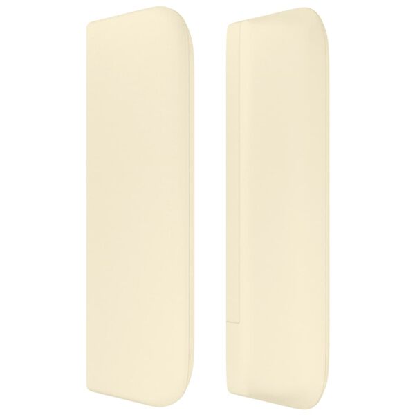 vidaXL kr&eacute;msz&iacute;nű műbőr sz&aacute;rnyas fejt&aacute;mla 93x16x78/88 cm