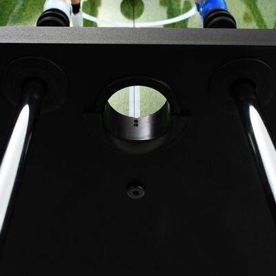 vidaXL fekete acél csocsóasztal 140 x 74,5 x 87,5 cm