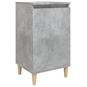 vidaXL betonsz&uuml;rke szerelt fa &eacute;jjeliszekr&eacute;ny 40x35x70 cm