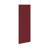 vidaXL pliszírozott redőny Bordeaux piros 40x100 cm szövetszélesség