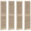vidaXL Sz&eacute;fajt&oacute; 4 db Term&eacute;szetes 170 x 2,1 x 39,5 cm T&ouml;m&ouml;r Fenyőfa