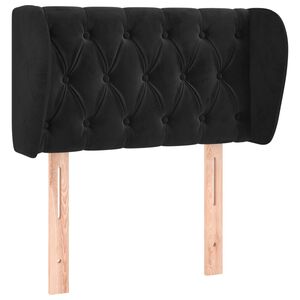 vidaXL fekete b&aacute;rsony fejt&aacute;mla sz&aacute;rnyakkal 83x23x78/88 cm