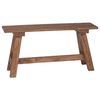 vidaXL pad Term&eacute;szetes 92 x 23,5 x 45,5 cm T&ouml;m&ouml;r mahag&oacute;ni fa