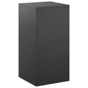 vidaXL N&ouml;v&eacute;ny&aacute;llv&aacute;ny Fekete 30 x 30 x 60 cm Ac&eacute;l