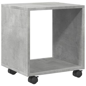 vidaXL betonsz&uuml;rke szerelt fa g&ouml;rgős szekr&eacute;ny 37 x 33 x 42,5 cm