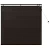 vidaXL Zsaluzia S&ouml;t&eacute;t Barna 125 x 130 cm 35 mm Massz&iacute;v Paulownia fa