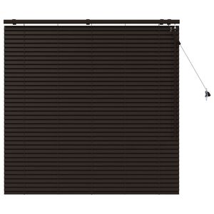 vidaXL Zsaluzia S&ouml;t&eacute;t Barna 125 x 130 cm 35 mm Massz&iacute;v Paulownia fa